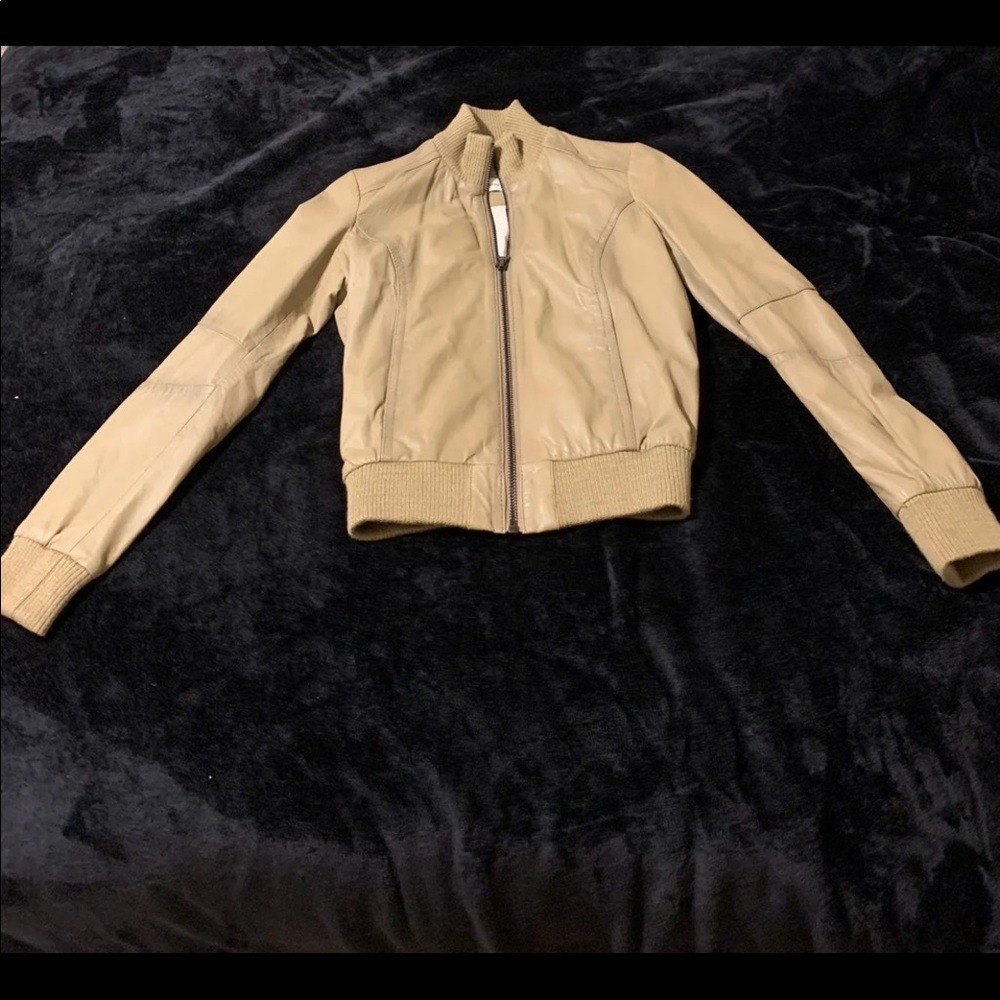Zara leather jacket